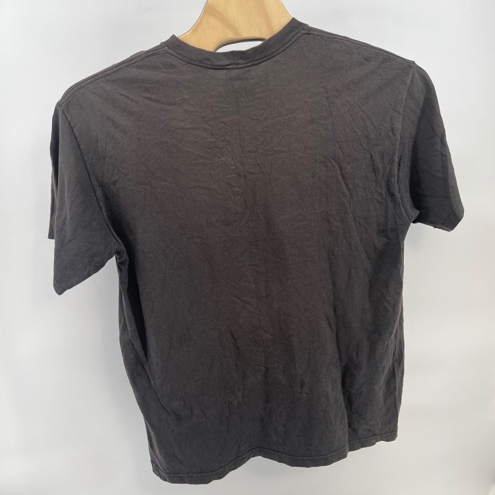 Vintage 90s Nike Embroidered Swoosh T-Shirt Mens Large Faded Black Made in USA - Picture 3 of 9